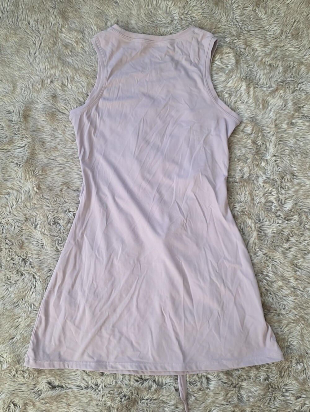 Unbranded Light Pink Sleeveless Reversible Bodycon Dress Women's Size Large